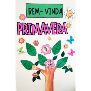 Painel Primavera educação infantil.