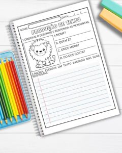 Caderno de produção textual