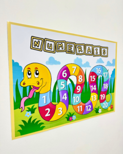 Cartaz Numerais de 1 a 20