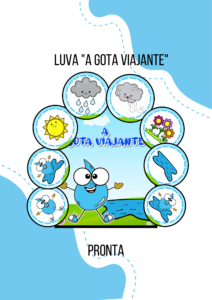 Luva de história “A gota viajante” 💧