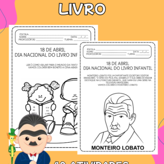 Atividade dia do livro para educação infantil