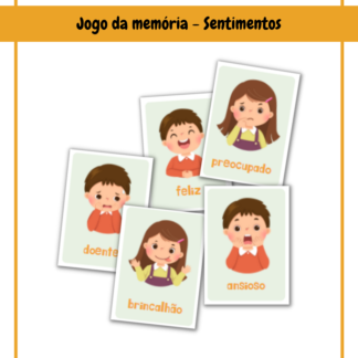 Jogo da Memória - Sentimentos e Emoções