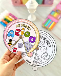 🎡🔤 Roleta das Vogais – Aprendizado interativo e divertido! ✨📚