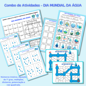 DIA MUNDIA DA ÁGUA – COMBO DE ATIVIDADES
