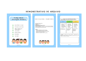 Plano de Aula ANUAL – Educação Infantil