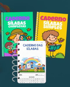 Cadernos das sílabas simples e complexas