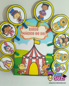 🎪✨ LUVA DE HISTÓRIA “O CIRCO DO SOL” 📖🤡