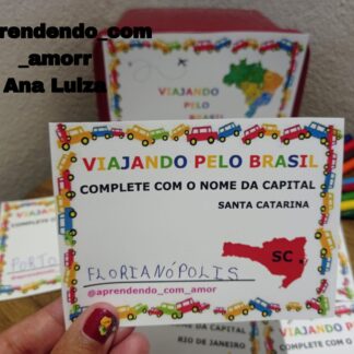 Viajando pelo Brasil Conhecendo as capitais