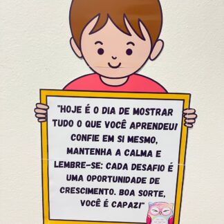 Painel Boa Prova anos iniciais do ensino fundamental I.