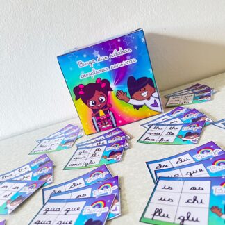 Bingo sílabas complexas cursivas 1° ao 5 anos do ensino fundamental I
