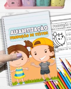Caderno de Produção de Textos com 50 páginas