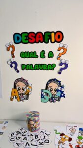 DESAFIO QUAL É A PALAVRA