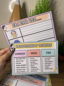 FICHAS DE PRODUÇÃO DE TEXTOS