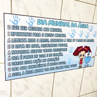 PAINEL EDUCATIVO - DIA DA ÁGUA