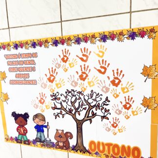 PAINEL INTERATIVO DO OUTONO TRANSFORME SUA SALA EM UM VERDADEIRO CENÁRIO DE OUTONO!