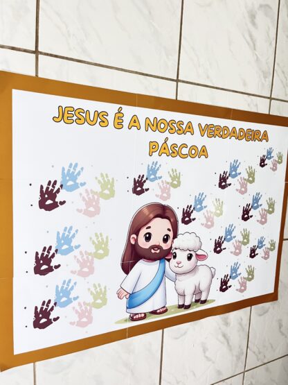 🖐️🎨 JESUS É A NOSSA VERDADEIRA PÁSCOA! ✝️🐑 - Image 2