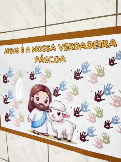 🖐️🎨 JESUS É A NOSSA VERDADEIRA PÁSCOA! ✝️🐑 - Image 3
