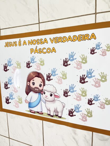 🖐️🎨 JESUS É A NOSSA VERDADEIRA PÁSCOA! ✝️🐑 - Image 4