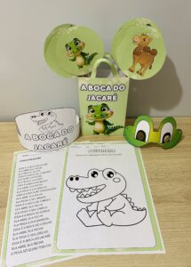 Sacola musical do Jacaré educação infantil