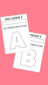 Trabalhando a Letra do Nome