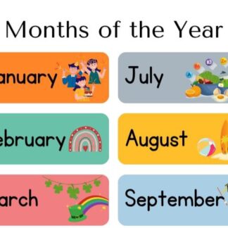 Meses do ano em inglês