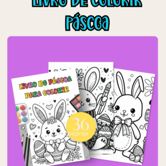 Livro de Páscoa para Colorir