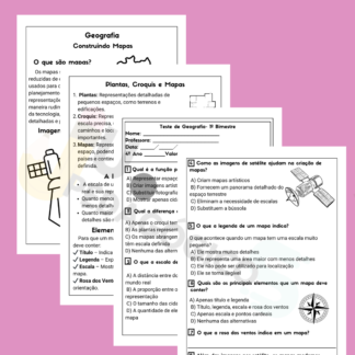 Material de estudo de Geografia-Teste-Gabarito e Habilidades