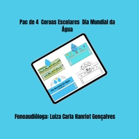 Pac de 4 Coroas Escolares Dia Mundial da Água