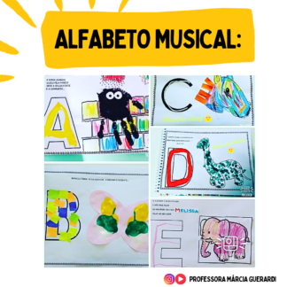 Alfabeto musical. Educação infantil.