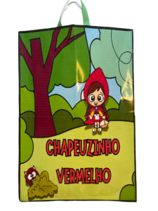 Sacola literária chapeuzinho vermelho
