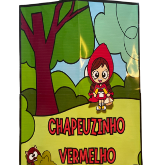 Sacola literária chapeuzinho vermelho