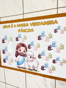 Jesus é a nossa verdadeira páscoa educação infantil.