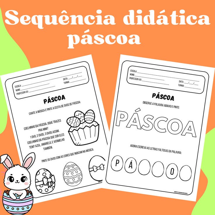 Atividade páscoa 🐰