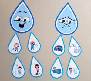 Gotinha feliz gotinha triste