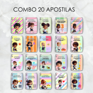 SUPER COMBO: 20 APOSTILAS INTERATIVAS PORTUGUÊS E MATEMÁTICA