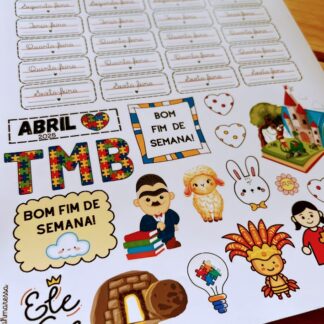 ADESIVOS PARA PLANO DE AULA ABR/25