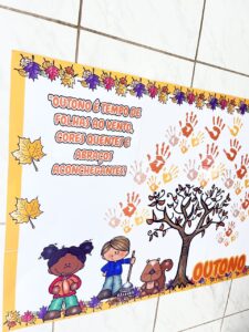 Painel interativo do outono