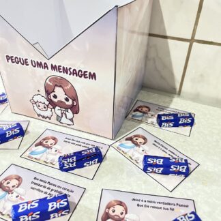 Caixa mensagens páscoa