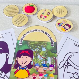 Branca de Neve e os Sete Anões - história na luva