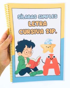 Atividades de famílias silábicas- letra cursiva
