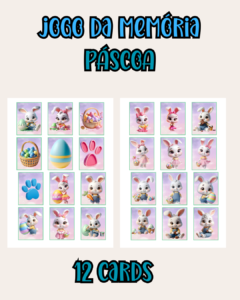 Jogo da memória Páscoa