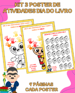 Poster para atividades dia do livro
