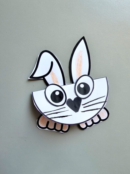 🐇 Atividade de Páscoa – Dobradura de Coelhinho - Image 2