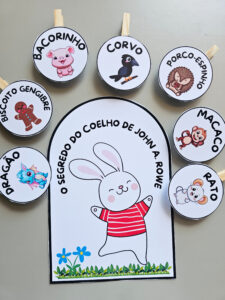 🐰 História na Luva Páscoa – O Segredo do Coelho