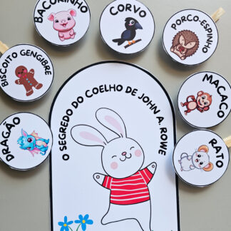 🐰 História na Luva Páscoa – O Segredo do Coelho