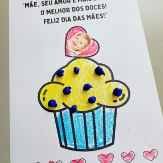 🧁💖 Atividade Dia das Mães – Cupcake