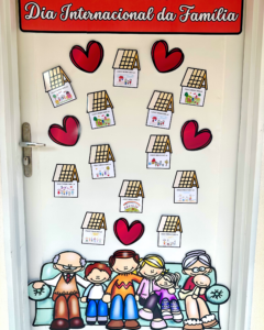 Decoração de Porta Dia da Família