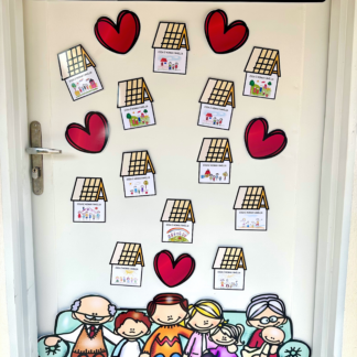 Decoração de Porta Dia da Família