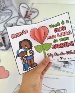 💖📜 KIT CARTÕES DIA DAS MÃES / QUEM CUIDA DE MIM📜💖