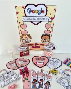 🎉 Kit Dia das Mães – Tema Google 🎉